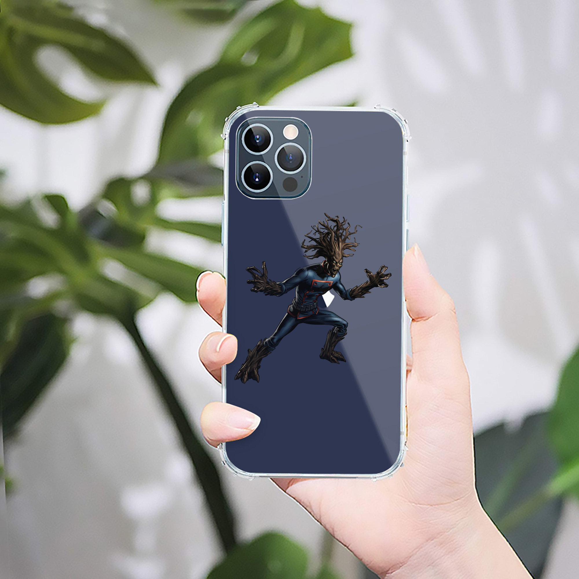 （画像用） アベンジャーズ The Avengers 【iPhone 12シリーズ対応】透明スマホケース（クリアソフトケース）